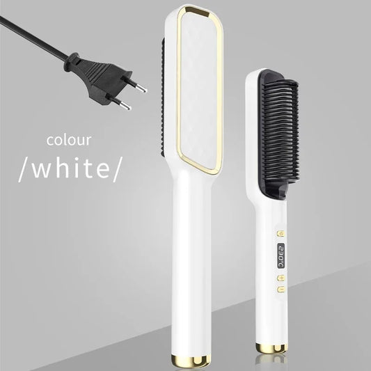 Brosse chauffante Lissante - Des cheveux lisse et brillants en un geste